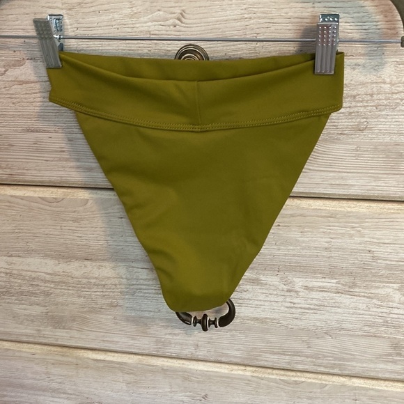 New! Tribe Kelly, The High Dive Bikini Bottoms, Color: Avocado, Size XS - Picture 5 of 7